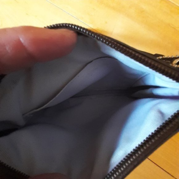 CHOCOLATE BROWN Leather Coach wristlet EUC - Picture 3 of 5